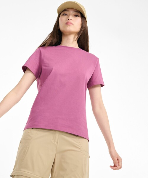 AIGLE(エーグル)の「抗菌 速乾 ショートスリーブ 半袖Tシャツ(Tシャツ/カットソー・レディース・ブラック/ダークグリーン/バーガンディー・S/M/L/XS)」の3枚目の写真