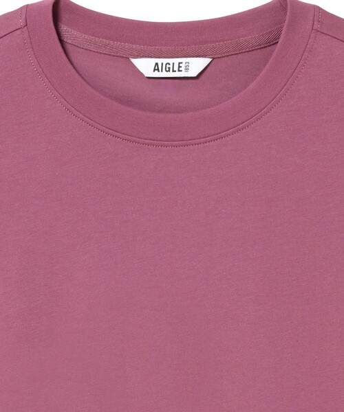 AIGLE(エーグル)の「抗菌 速乾 ショートスリーブ 半袖Tシャツ(Tシャツ/カットソー・レディース・ブラック/ダークグリーン/バーガンディー・S/M/L/XS)」の21枚目の写真