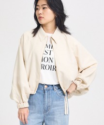 Rouge vif | 【人気追加】コクーンブルゾン/春服/春アウター/羽織/手洗い可能(ブルゾン)