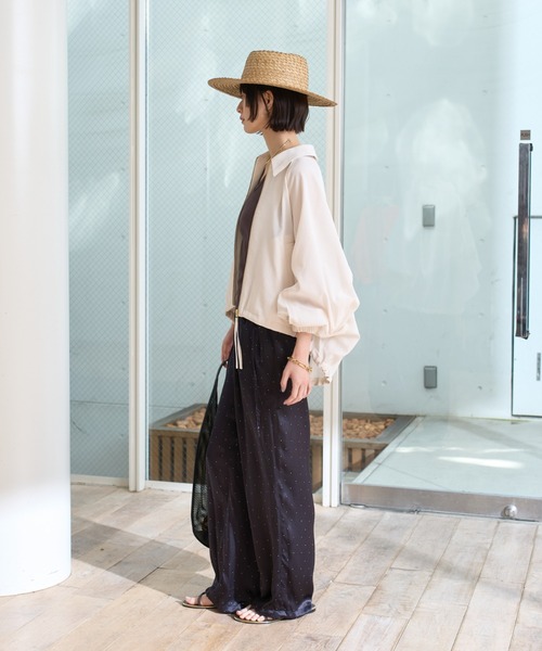 Rouge vif(ルージュヴィフ)の「【人気追加】コクーンブルゾン(ブルゾン・レディース・オフホワイト/キャメル/ベージュ・フリー)」の16枚目の写真