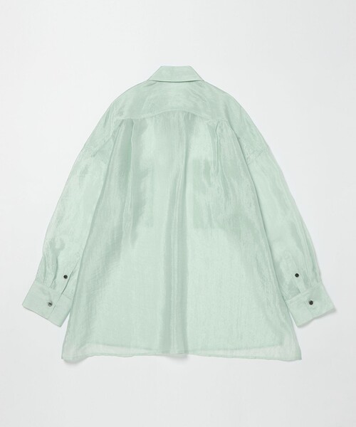 ブラウス シャツ 「EMMEL REFINES」EM シアー ロングシャツ レディース UNITED ARROWS green label relaxing｜<EMMEL REFINES>EM シアー