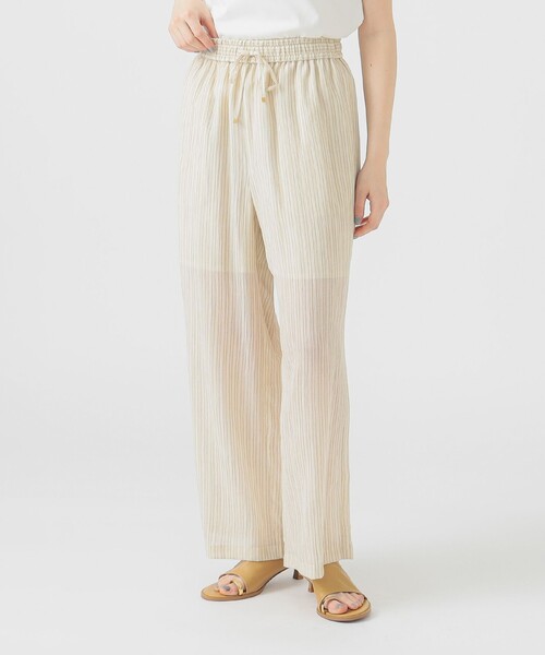 B:MING by BEAMS（ビーミングバイビームス）の「シアー ストライプ パンツ（S～M）（その他パンツ・レディース・チャコールグレー/ブラウン系その他・SMALL/MEDIUM）」の2枚目の写真