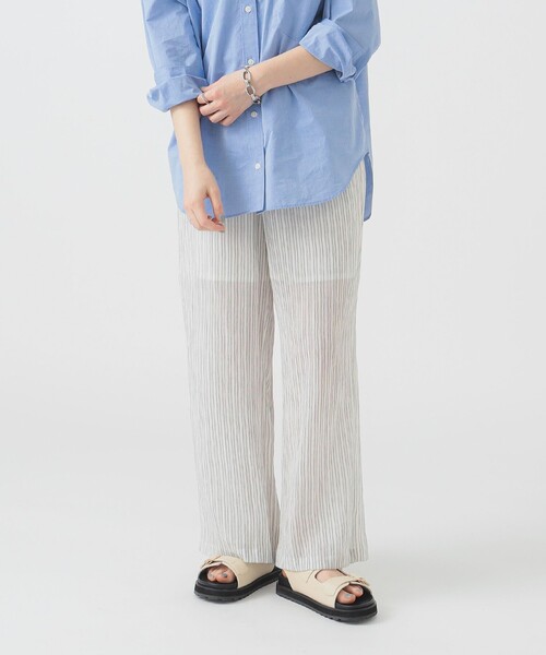 B:MING by BEAMS（ビーミングバイビームス）の「シアー ストライプ パンツ（S～M）（その他パンツ・レディース・チャコールグレー/ブラウン系その他・SMALL/MEDIUM）」の21枚目の写真