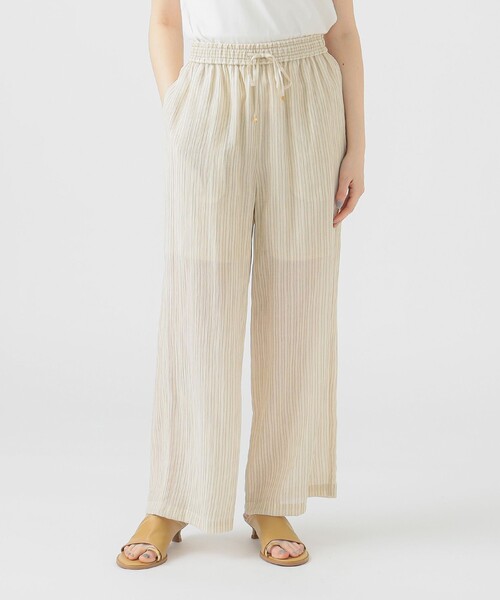 B:MING by BEAMS（ビーミングバイビームス）の「シアー ストライプ パンツ（S～M）（その他パンツ・レディース・チャコールグレー/ブラウン系その他・SMALL/MEDIUM）」の7枚目の写真