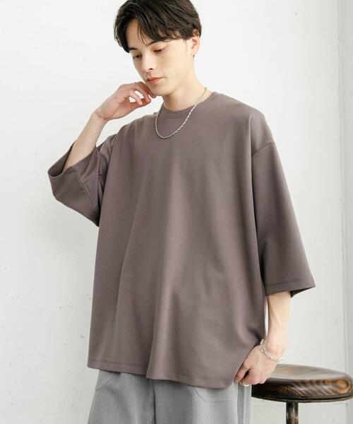 SENSE OF PLACE by URBAN RESEARCH（センスオブプレイスバイアーバンリサーチ）の「『ユニセックス』ポンチエクストラルーズTシャツ（Tシャツ/カットソー・メンズ・チャコールグレー/ブラック/ネイビー/ホワイト/ブルー系その他・MEDIUM/LARGE）」の12枚目の写真