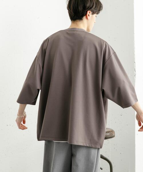 SENSE OF PLACE by URBAN RESEARCH（センスオブプレイスバイアーバンリサーチ）の「『ユニセックス』ポンチエクストラルーズTシャツ（Tシャツ/カットソー・メンズ・チャコールグレー/ブラック/ネイビー/ホワイト/ブルー系その他・MEDIUM/LARGE）」の14枚目の写真