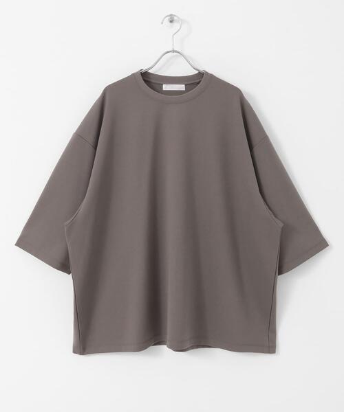 SENSE OF PLACE by URBAN RESEARCH（センスオブプレイスバイアーバンリサーチ）の「『ユニセックス』ポンチエクストラルーズTシャツ（Tシャツ/カットソー・メンズ・チャコールグレー/ブラック/ネイビー/ホワイト/ブルー系その他・MEDIUM/LARGE）」の21枚目の写真