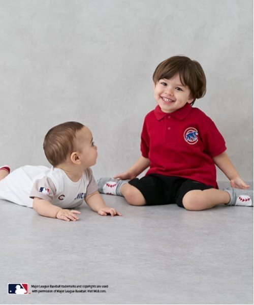 petit main(プティマイン)の「【MLB】カットデニムハーフパンツ(デニムパンツ・キッズ・アイボリー/ブラック/ブルー・80cm/100cm/120cm/110cm/90cm/130cm)」の14枚目の写真