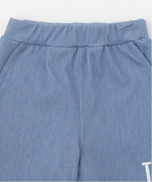 petit main(プティマイン)の「【MLB】カットデニムハーフパンツ(デニムパンツ・キッズ・アイボリー/ブラック/ブルー・80cm/100cm/120cm/110cm/90cm/130cm)」の17枚目の写真