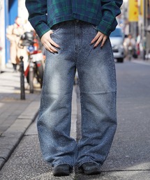 BIG CITY MARKET（ビッグシティマーケット）の「【D-LAND】ネップデニム バレルカーブパンツ / Nep Denim Barrel Curve Pants（デニムパンツ）」