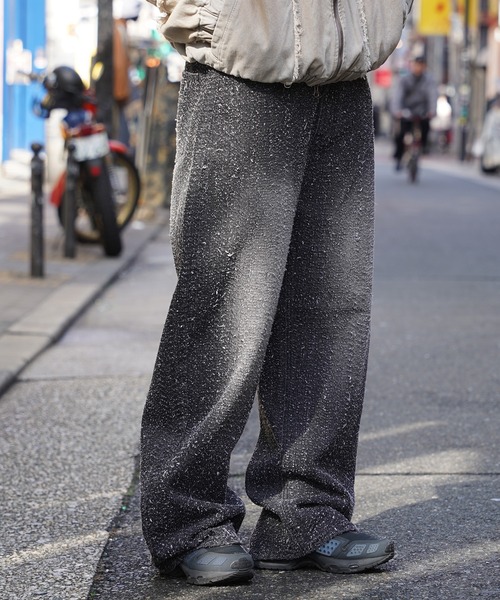 B238【W42】【中古美品】極太 ブラックデニムパンツ ストリートファッション B238【W42】【中古美品】極太 ブラックデニムパンツ ストリート
