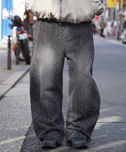 D/dデニール　デニムパンツ セール】【D-LAND】ネップデニム バレルカーブパンツ / Nep Denim