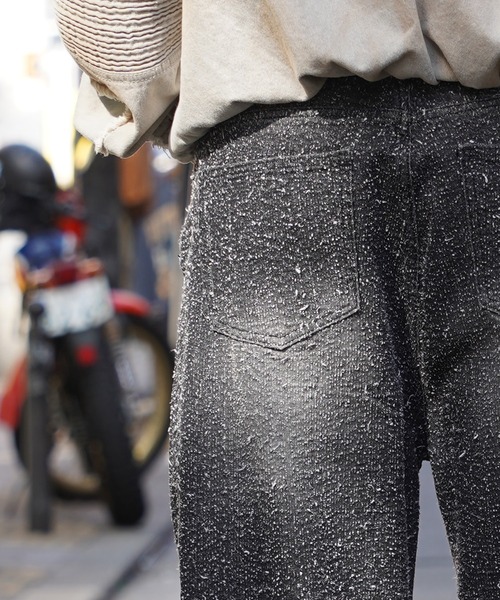 BIG CITY MARKET(ビッグシティマーケット)の「【D-LAND】ネップデニム バレルカーブパンツ / Nep Denim Barrel Curve Pants(デニムパンツ・メンズ・ブラック/インディゴブルー/ブルー・S/L/M)」の8枚目の写真