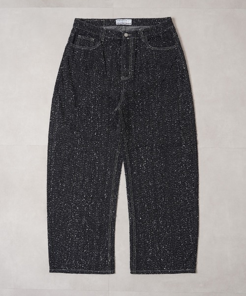 BIG CITY MARKET(ビッグシティマーケット)の「【D-LAND】ネップデニム バレルカーブパンツ / Nep Denim Barrel Curve Pants(デニムパンツ・メンズ・ブラック/インディゴブルー/ブルー・S/L/M)」の21枚目の写真