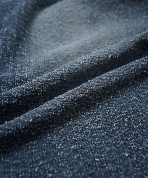 BIG CITY MARKET(ビッグシティマーケット)の「【D-LAND】ネップデニム バレルカーブパンツ / Nep Denim Barrel Curve Pants(デニムパンツ・メンズ・ブラック/インディゴブルー/ブルー・S/L/M)」の16枚目の写真