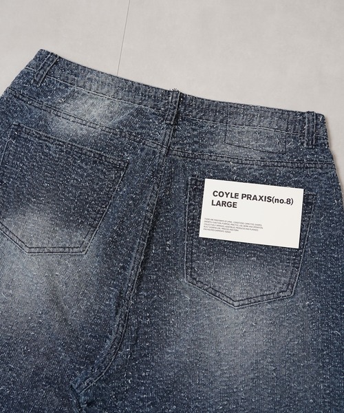BIG CITY MARKET(ビッグシティマーケット)の「【D-LAND】ネップデニム バレルカーブパンツ / Nep Denim Barrel Curve Pants(デニムパンツ・メンズ・ブラック/インディゴブルー/ブルー・S/L/M)」の11枚目の写真
