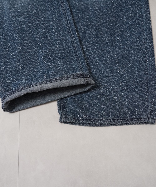 BIG CITY MARKET(ビッグシティマーケット)の「【D-LAND】ネップデニム バレルカーブパンツ / Nep Denim Barrel Curve Pants(デニムパンツ・メンズ・ブラック/インディゴブルー/ブルー・S/L/M)」の12枚目の写真