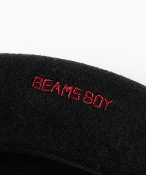 BEAMS BOY（ビームスボーイ）の「BB刺繍 ベレー帽（ハンチング/ベレー帽・レディース・ブラック/ネイビー/ピンク/ライトグレー・ONE SIZE）」の7枚目の写真
