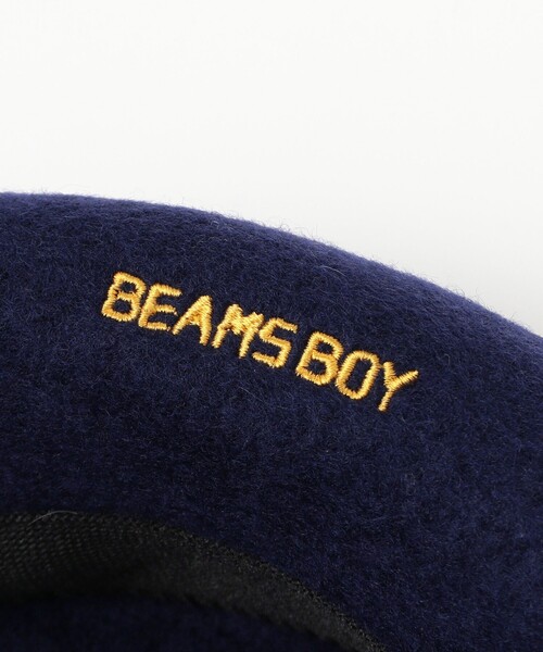 BEAMS BOY（ビームスボーイ）の「BB刺繍 ベレー帽（ハンチング/ベレー帽・レディース・ブラック/ネイビー/ピンク/ライトグレー・ONE SIZE）」の5枚目の写真