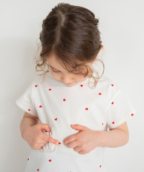 BRANSHES（ブランシェス）の「【ブランシェスmini】総柄半袖Tシャツ（Tシャツ/カットソー・キッズ・ブラック/オフホワイト/サックスブルー/ラベンダー・90/100/110/80/120/130）」の15枚目の写真