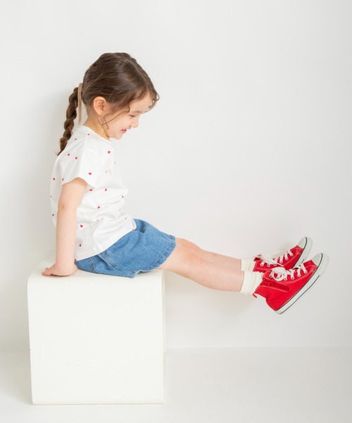 BRANSHES（ブランシェス）の「【ブランシェスmini】総柄半袖Tシャツ（Tシャツ/カットソー・キッズ・ブラック/オフホワイト/サックスブルー/ラベンダー・90/100/110/80/120/130）」の17枚目の写真