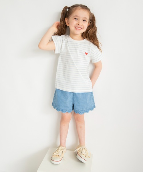 BRANSHES（ブランシェス）の「【ブランシェスmini】総柄半袖Tシャツ（Tシャツ/カットソー・キッズ・ブラック/オフホワイト/サックスブルー/ラベンダー・90/100/110/80/120/130）」の18枚目の写真