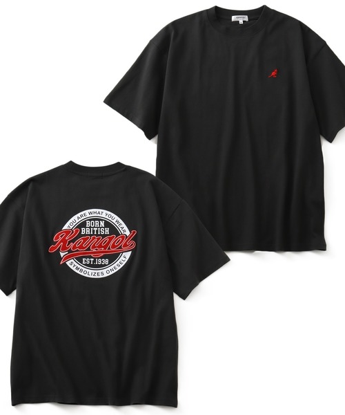 KANGOL(カンゴール)の「【KANGOL/カンゴール】 別注 バックプリントデザイン ショートスリーブTシャツ(Tシャツ/カットソー・メンズ・グリーン/ネイビー/ホワイト/チャコールグレー/ブラック/オートミール/ホワイト系1/ホワイト系2/ブラック系1/ブラック系2/ライトグレー系1/グレー系1/グレー系2/ブラウン系1/ブラウン系2/グリーン系1/グリーン系2/ネイビー系1/ネイビー系2・M/L/XL)」の9枚目の写真
