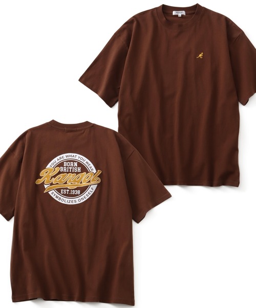 KANGOL(カンゴール)の「【KANGOL/カンゴール】 別注 バックプリントデザイン ショートスリーブTシャツ(Tシャツ/カットソー・メンズ・グリーン/ネイビー/ホワイト/チャコールグレー/ブラック/オートミール/ホワイト系1/ホワイト系2/ブラック系1/ブラック系2/ライトグレー系1/グレー系1/グレー系2/ブラウン系1/ブラウン系2/グリーン系1/グリーン系2/ネイビー系1/ネイビー系2・M/L/XL)」の11枚目の写真