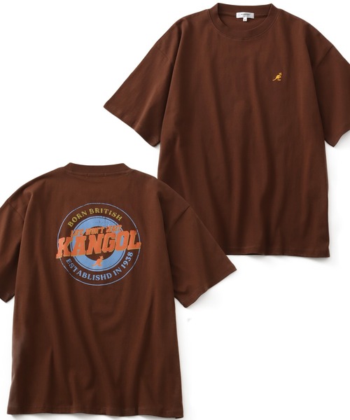 KANGOL(カンゴール)の「【KANGOL/カンゴール】 別注 バックプリントデザイン ショートスリーブTシャツ(Tシャツ/カットソー・メンズ・グリーン/ネイビー/ホワイト/チャコールグレー/ブラック/オートミール/ホワイト系1/ホワイト系2/ブラック系1/ブラック系2/ライトグレー系1/グレー系1/グレー系2/ブラウン系1/ブラウン系2/グリーン系1/グリーン系2/ネイビー系1/ネイビー系2・M/L/XL)」の12枚目の写真