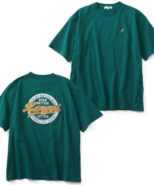 KANGOL(カンゴール)の「【KANGOL/カンゴール】 別注 バックプリントデザイン ショートスリーブTシャツ(Tシャツ/カットソー・メンズ・グリーン/ネイビー/ホワイト/チャコールグレー/ブラック/オートミール/ホワイト系1/ホワイト系2/ブラック系1/ブラック系2/ライトグレー系1/グレー系1/グレー系2/ブラウン系1/ブラウン系2/グリーン系1/グリーン系2/ネイビー系1/ネイビー系2・M/L/XL)」の15枚目の写真