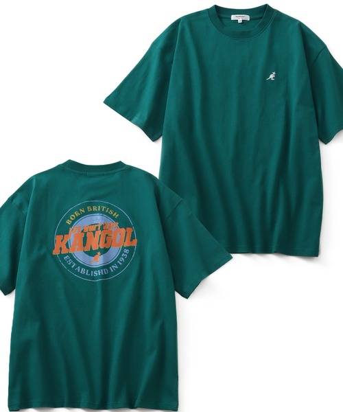 KANGOL(カンゴール)の「【KANGOL/カンゴール】 別注 バックプリントデザイン ショートスリーブTシャツ(Tシャツ/カットソー・メンズ・グリーン/ネイビー/ホワイト/チャコールグレー/ブラック/オートミール/ホワイト系1/ホワイト系2/ブラック系1/ブラック系2/ライトグレー系1/グレー系1/グレー系2/ブラウン系1/ブラウン系2/グリーン系1/グリーン系2/ネイビー系1/ネイビー系2・M/L/XL)」の16枚目の写真