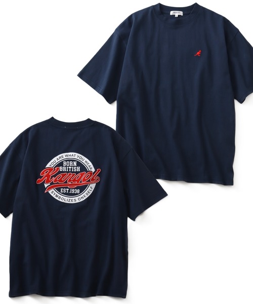 KANGOL(カンゴール)の「【KANGOL/カンゴール】 別注 バックプリントデザイン ショートスリーブTシャツ(Tシャツ/カットソー・メンズ・グリーン/ネイビー/ホワイト/チャコールグレー/ブラック/オートミール/ホワイト系1/ホワイト系2/ブラック系1/ブラック系2/ライトグレー系1/グレー系1/グレー系2/ブラウン系1/ブラウン系2/グリーン系1/グリーン系2/ネイビー系1/ネイビー系2・M/L/XL)」の18枚目の写真