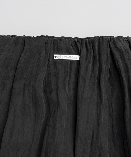 PRANK PROJECT（プランクプロジェクト）の「【Pre-Order】サテンギャザーバルーンパンツ / Satin Gathered Balloon Pants（その他パンツ・レディース・ホワイト/マルチ/ブラック・36/38）」の9枚目の写真