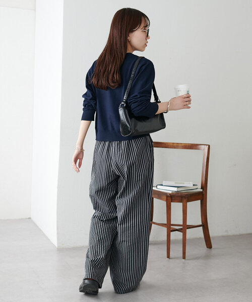 AP STUDIO 美品 エーピー ストゥディオ ストライプ ウール
