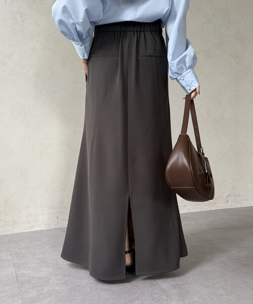 Thevon（ゼボン）の「Iラインマーメイドスカート（スカート・レディース・チャコールグレー/アイボリー/ブラック・M/S）」の22枚目の写真