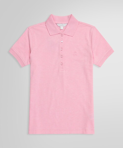 BROOKS BROTHERS(ブルックスブラザーズ)の「スーピマコットン ストレッチピケ GFロゴ ポロシャツ(ポロシャツ・レディース・ピンク/イエロー/ライトピンク/ライトグリーン・SMALL/MEDIUM/X-SMALL/LARGE)」の4枚目の写真