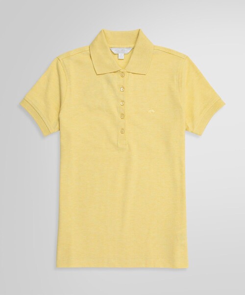 BROOKS BROTHERS(ブルックスブラザーズ)の「スーピマコットン ストレッチピケ GFロゴ ポロシャツ(ポロシャツ・レディース・ピンク/イエロー/ライトピンク/ライトグリーン・SMALL/MEDIUM/X-SMALL/LARGE)」の13枚目の写真