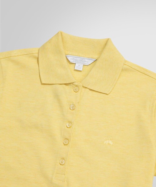 BROOKS BROTHERS(ブルックスブラザーズ)の「スーピマコットン ストレッチピケ GFロゴ ポロシャツ(ポロシャツ・レディース・ピンク/イエロー/ライトピンク/ライトグリーン・SMALL/MEDIUM/X-SMALL/LARGE)」の14枚目の写真