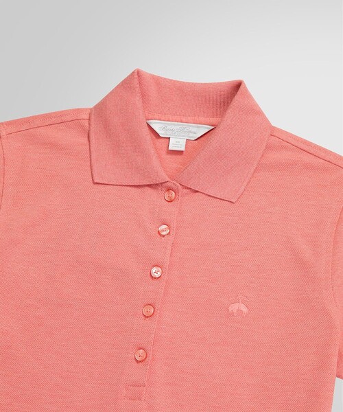 BROOKS BROTHERS(ブルックスブラザーズ)の「スーピマコットン ストレッチピケ GFロゴ ポロシャツ(ポロシャツ・レディース・ピンク/イエロー/ライトピンク/ライトグリーン・SMALL/MEDIUM/X-SMALL/LARGE)」の19枚目の写真