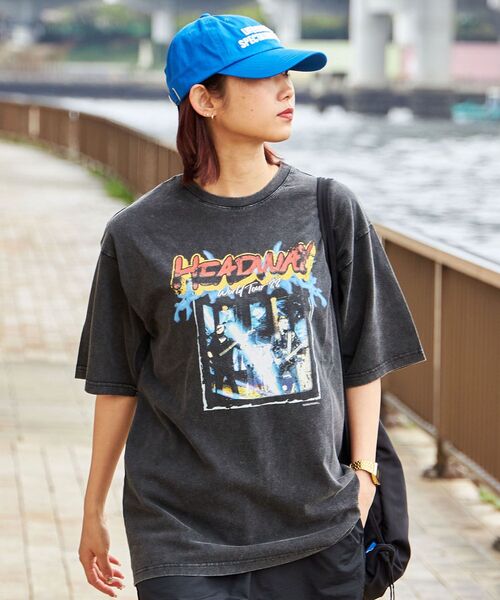 FFEIN(フェイン)の「【FFEIN(フェイン)】ヴィンテージライクバンドTシャツ / 半袖 クルーネック 加工 Tシャツ(Tシャツ/カットソー・メンズ・その他3/その他2/その他1/その他4・SMALL/LARGE/MEDIUM)」の1枚目の写真