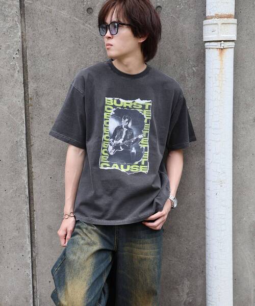 FFEIN(フェイン)の「【FFEIN(フェイン)】ヴィンテージライクバンドTシャツ / 半袖 クルーネック 加工 Tシャツ(Tシャツ/カットソー・メンズ・その他3/その他2/その他1/その他4・SMALL/LARGE/MEDIUM)」の6枚目の写真
