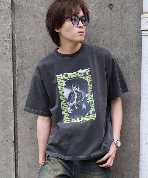FFEIN(フェイン)の「【FFEIN(フェイン)】ヴィンテージライクバンドTシャツ / 半袖 クルーネック 加工 Tシャツ(Tシャツ/カットソー・メンズ・その他3/その他2/その他1/その他4・SMALL/LARGE/MEDIUM)」の7枚目の写真