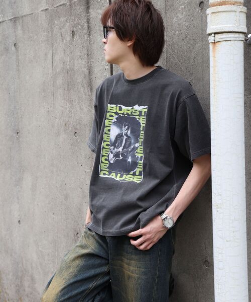 FFEIN(フェイン)の「【FFEIN(フェイン)】ヴィンテージライクバンドTシャツ / 半袖 クルーネック 加工 Tシャツ(Tシャツ/カットソー・メンズ・その他3/その他2/その他1/その他4・SMALL/LARGE/MEDIUM)」の9枚目の写真