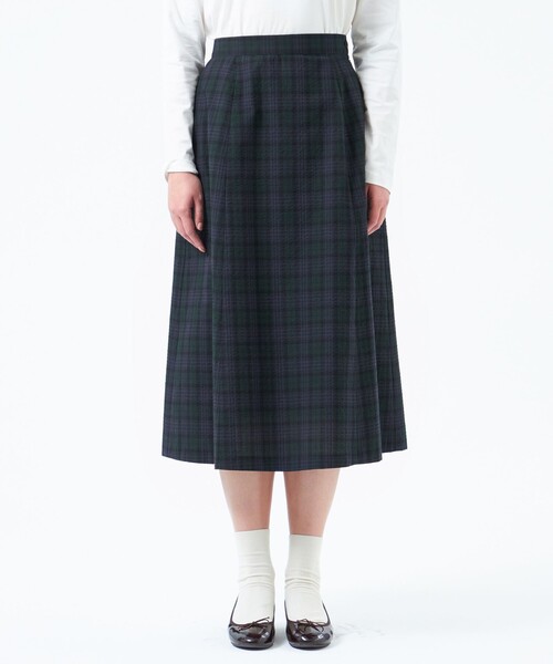 匿名 極美品 マッキントッシュフィロソフィー チェック スカート