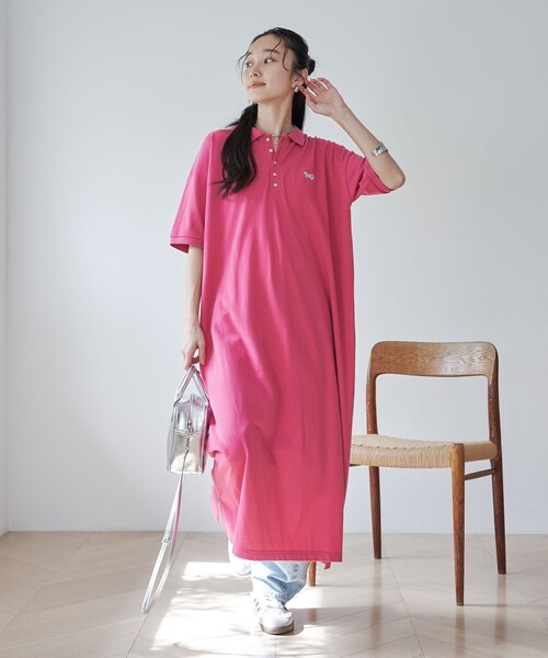 coen(コーエン)の「PENNEYS(ぺニーズ)別注 ポロワンピース(ワンピース・レディース・ピンク/ブラック/コバルトブルー/その他3/その他4・M/L)」の16枚目の写真