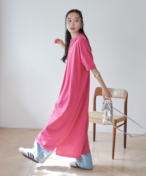 coen(コーエン)の「PENNEYS(ぺニーズ)別注 ポロワンピース(ワンピース・レディース・ピンク/ブラック/コバルトブルー/その他3/その他4・M/L)」の17枚目の写真