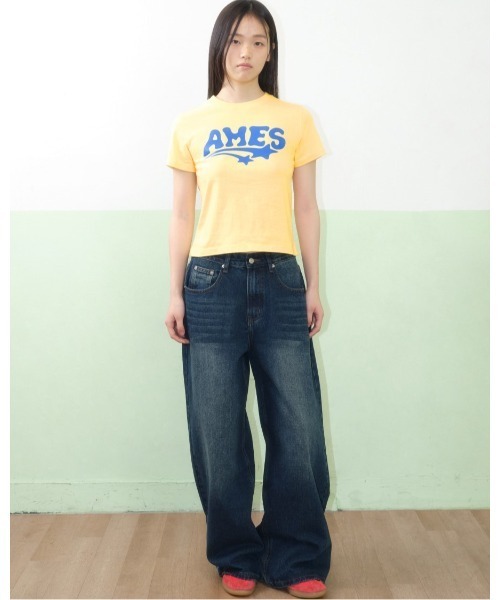 tシャツ AMES WORLDWIDE ／NEW AMESロゴT レディース AMES WORLDWIDE ／NEW AMESロゴT（Tシャツ/カットソー
