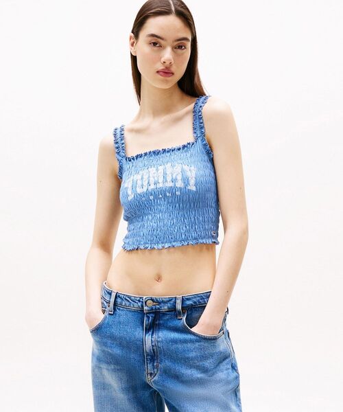 tommy jeans（トミー ジーンズ）の「スモックバーシティブラレット