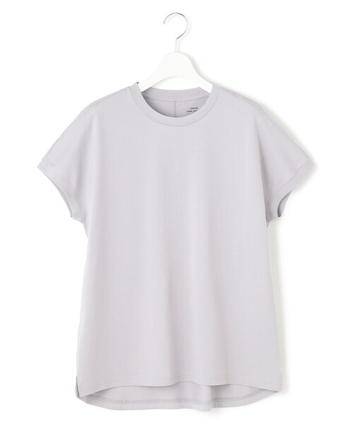 J.PRESS YORK STREET(ジェイプレスヨークストリート)の「【WOMEN】キャップスリーブ Tシャツ(Tシャツ/カットソー・レディース・ブラック系/ライトグリーン系/スカイブルー系/ホワイト系・F)」の4枚目の写真