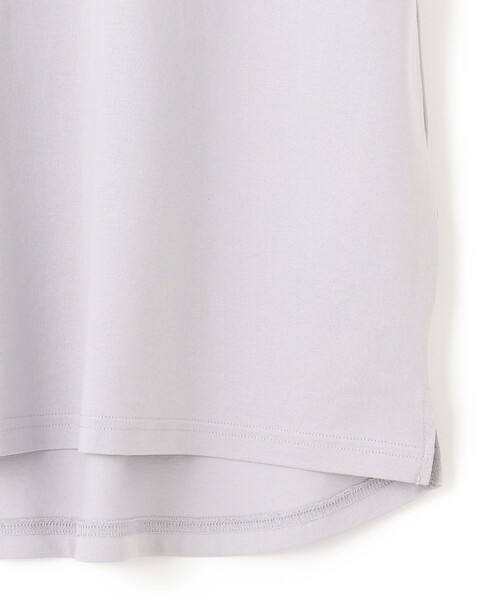 J.PRESS YORK STREET(ジェイプレスヨークストリート)の「【WOMEN】キャップスリーブ Tシャツ(Tシャツ/カットソー・レディース・ブラック系/ライトグリーン系/スカイブルー系/ホワイト系・F)」の7枚目の写真